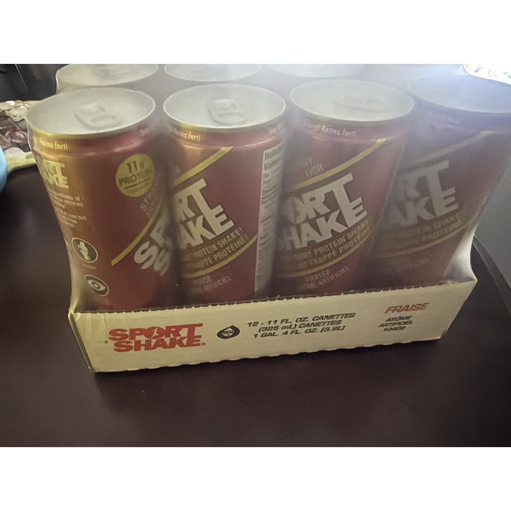 Sport Shake vanille & fraise (caisse)