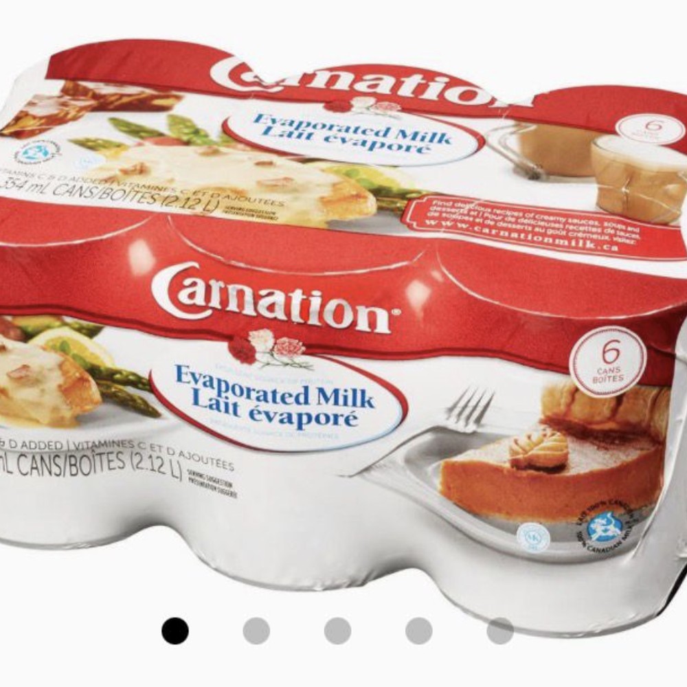 Lait Carnation évaporé