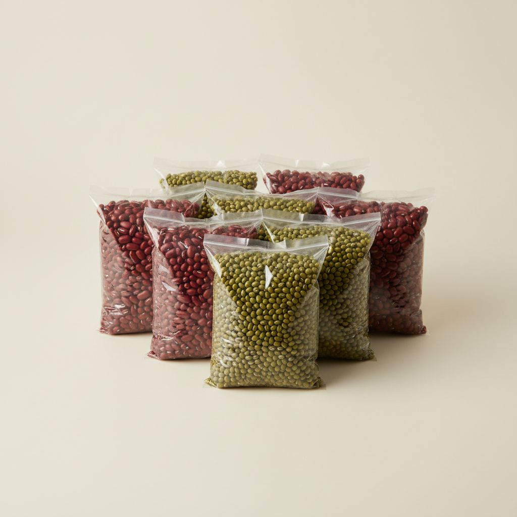 Pois verts, rouges, etc.