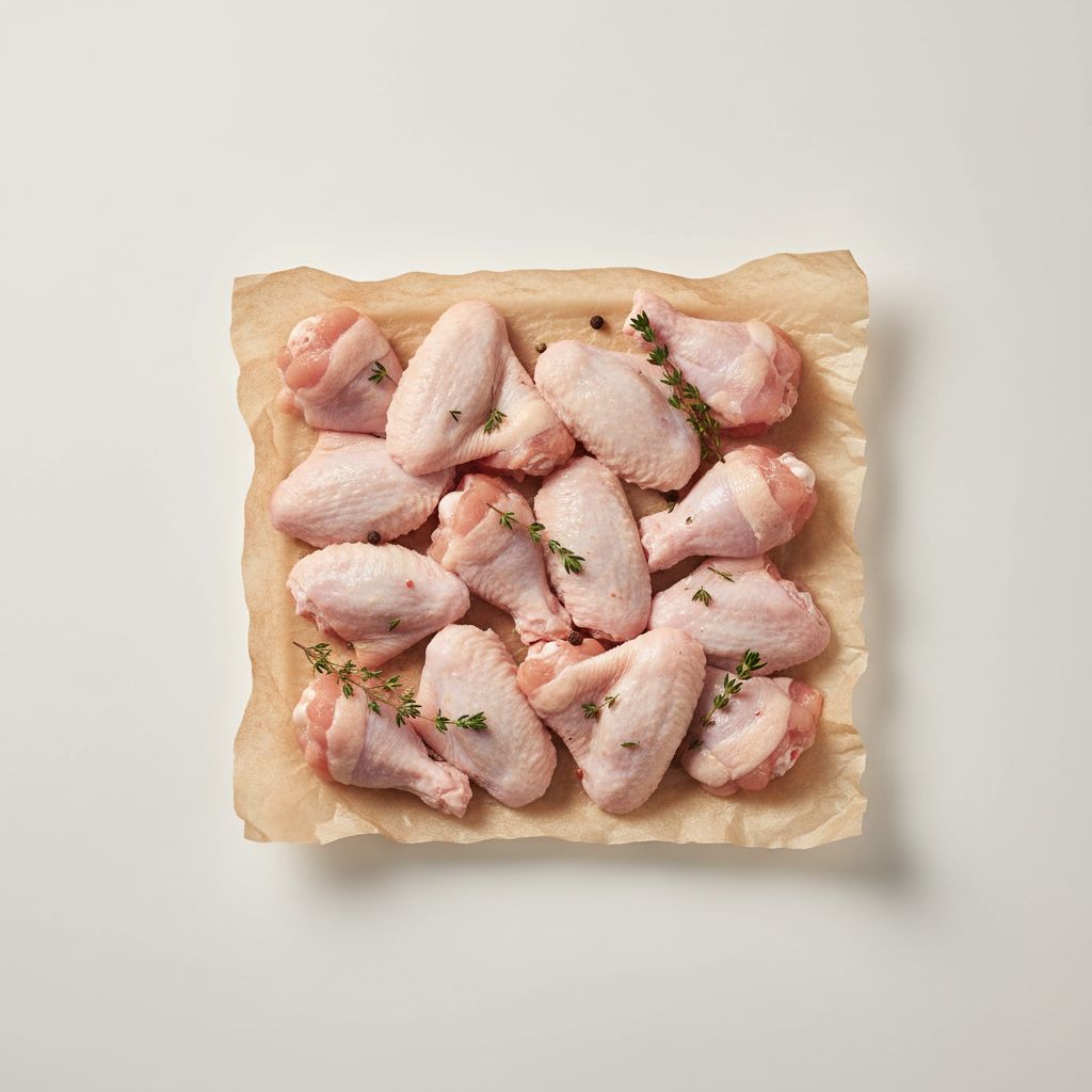 Aile de poulet cru