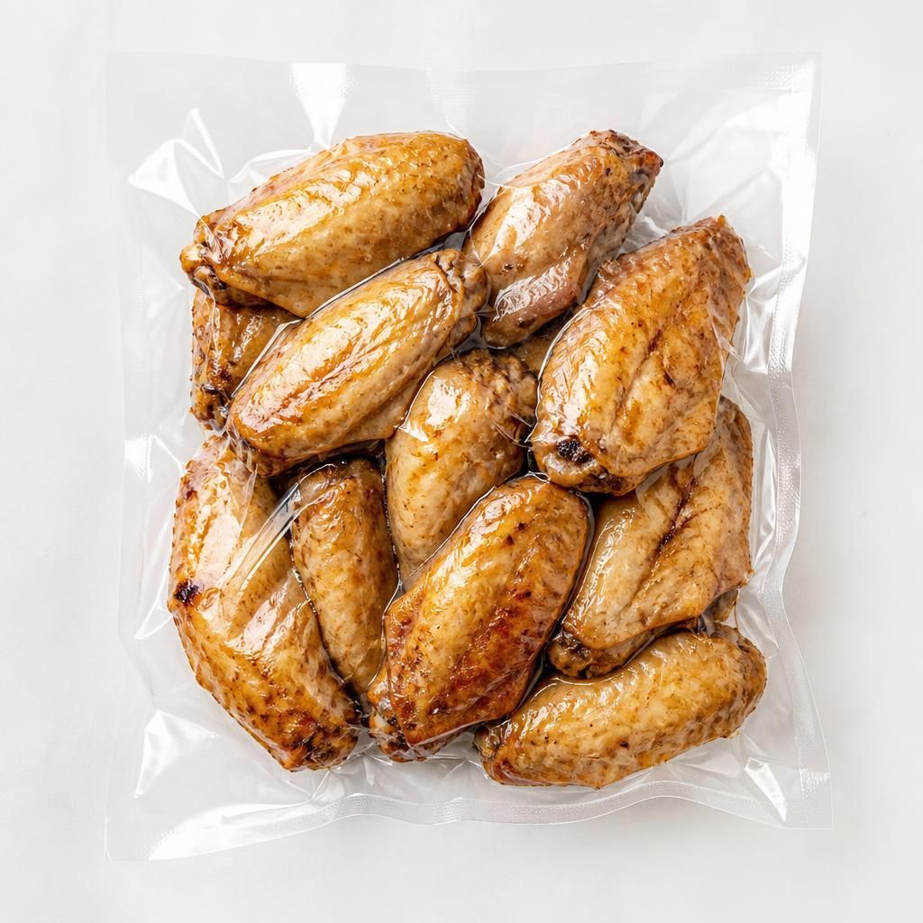 Aile de poulet en sac