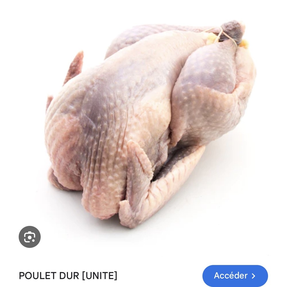 Poulet dur